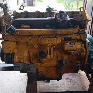 foto 18t JohnDeere 1270D 6W harvester engine overhaul (+engine boom cab tracks PC)